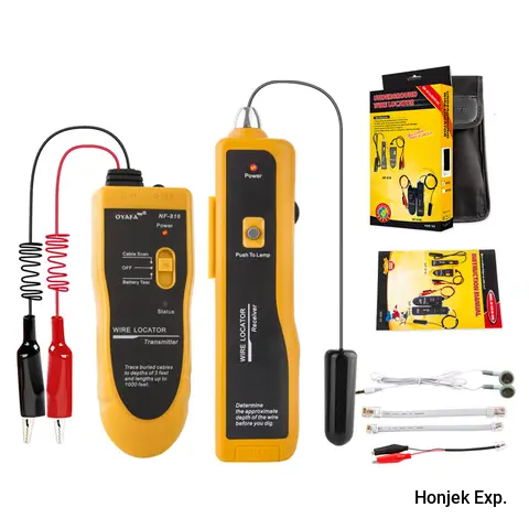 High quality underground cable detector route  tracking of buried underground any metallic cable up to 1000ft