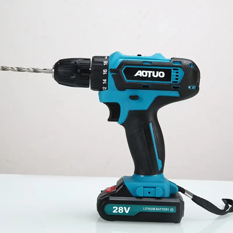 Cordless Drill Screw Machine 28volt With Tools Set
