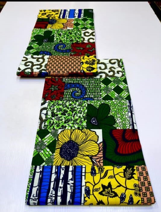 Ankara Fabric African Wrapper Wax Design Print For Women